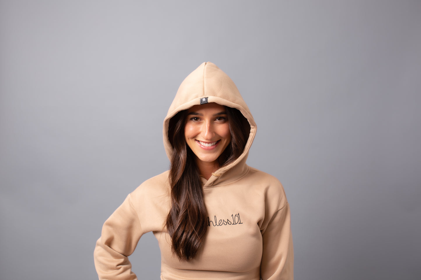 Hoodie Dress--Khaki