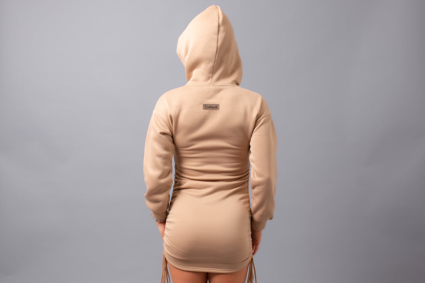 Hoodie Dress--Khaki