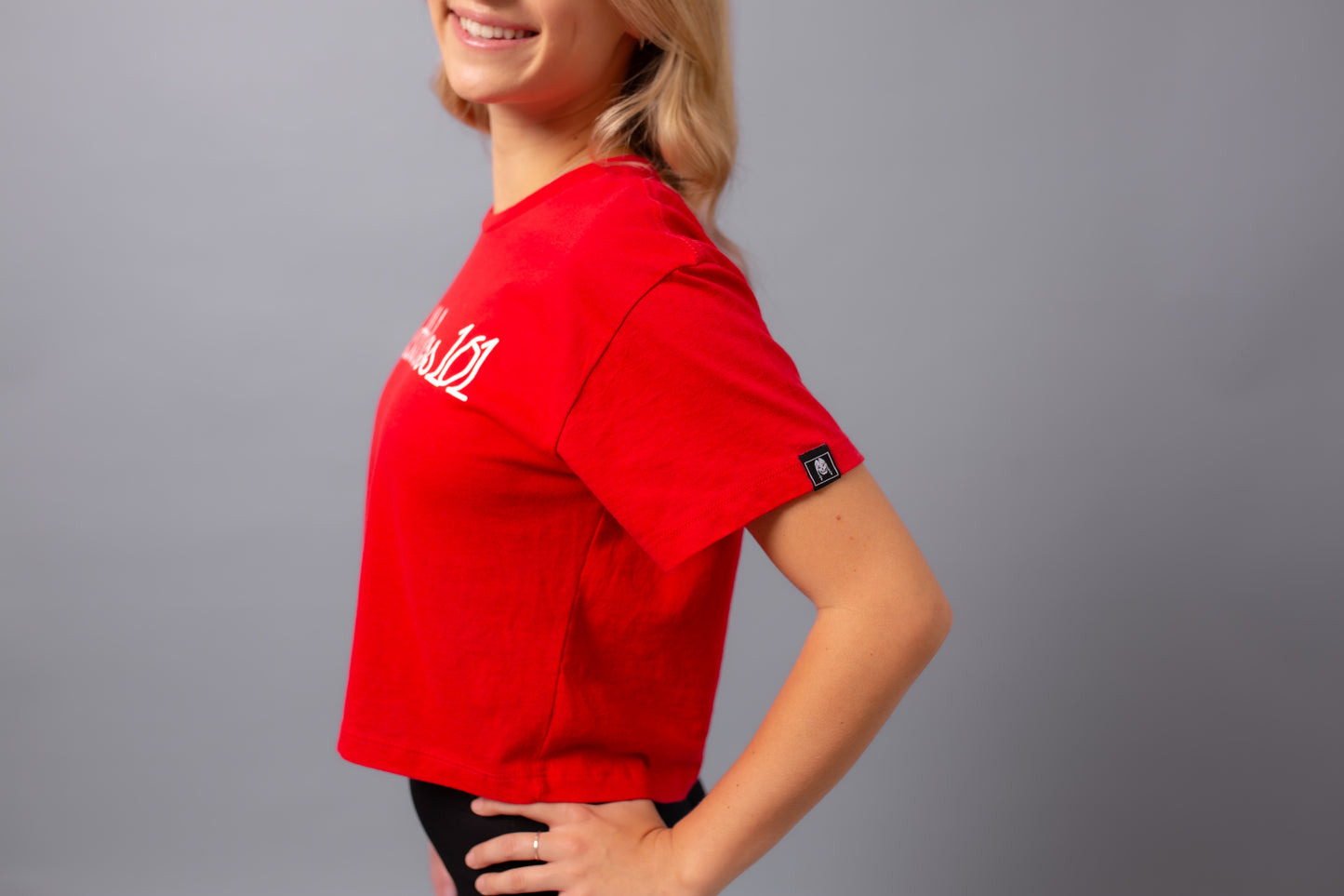 Crop Top-- Red