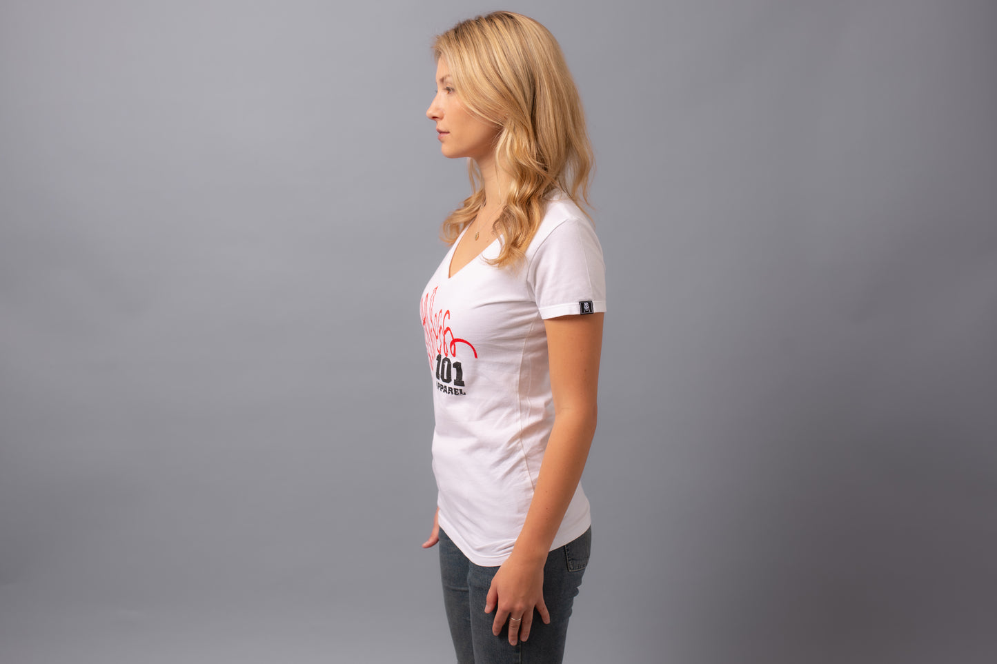 Signature V-Shirt--White