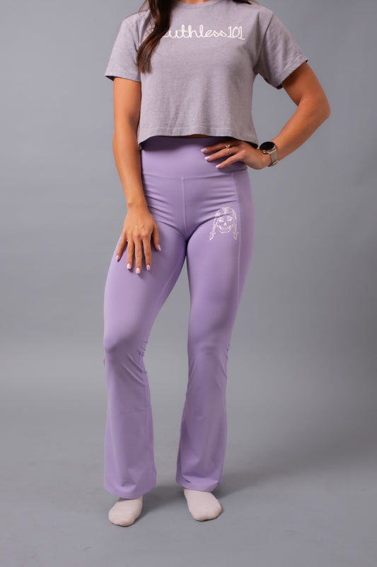 Flare Leggings--Violet