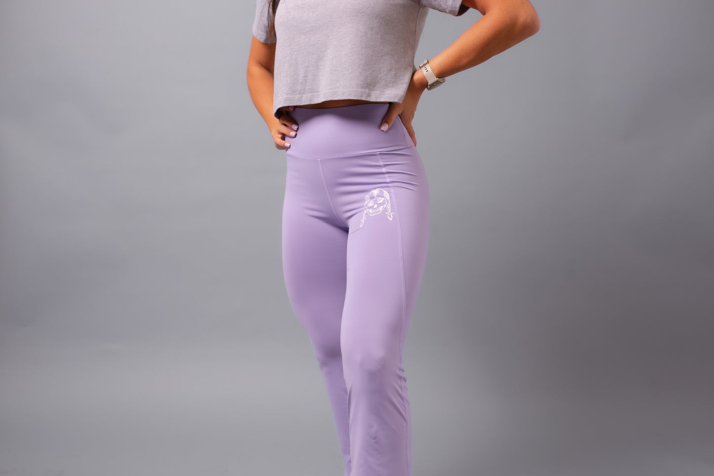 Flare Leggings--Violet