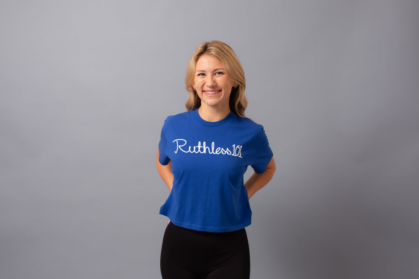 Crop Tees Blue