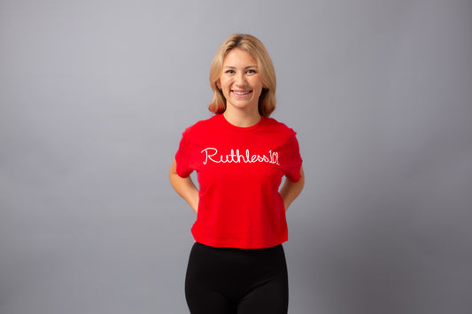 Crop Top-- Red