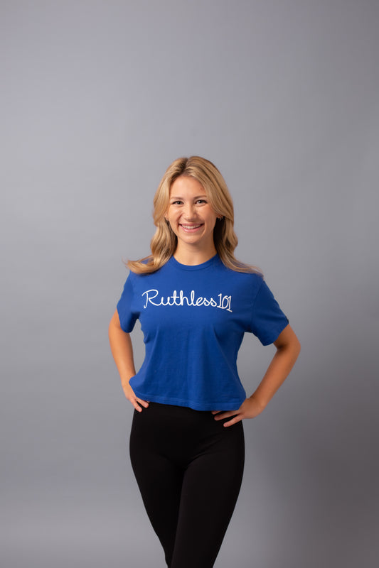 Crop Tees Blue