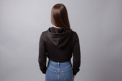 Women's Crop Hoodie Black