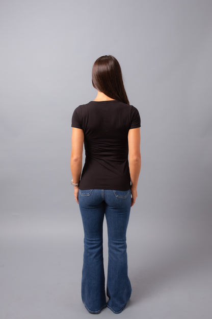 Signature V-Neck--Black