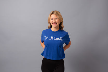 Crop Tees Blue