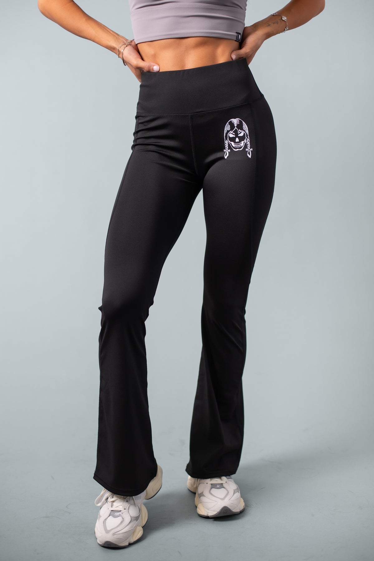 Flare Leggings--Black