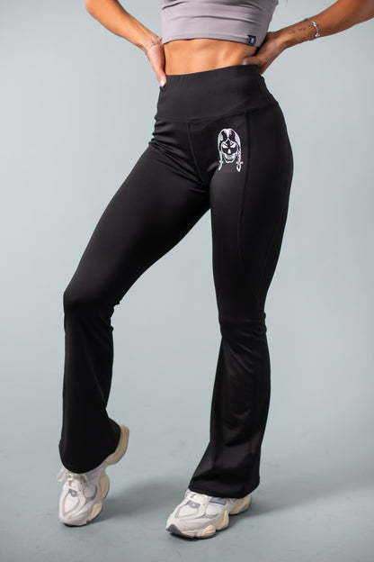 Flare Leggings--Black