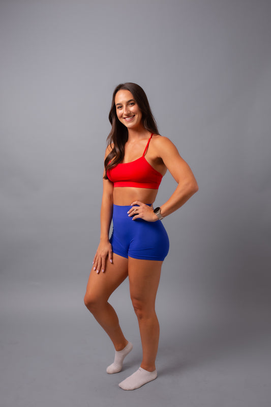 Solid Tummy Control Booty Shorts